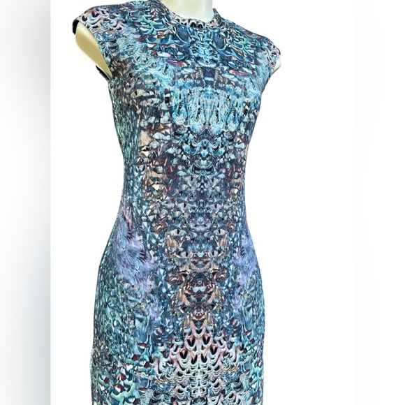 Alexander McQueen Women’s Multicolor Bodycon Dress Size XS - Picture 2 of 10